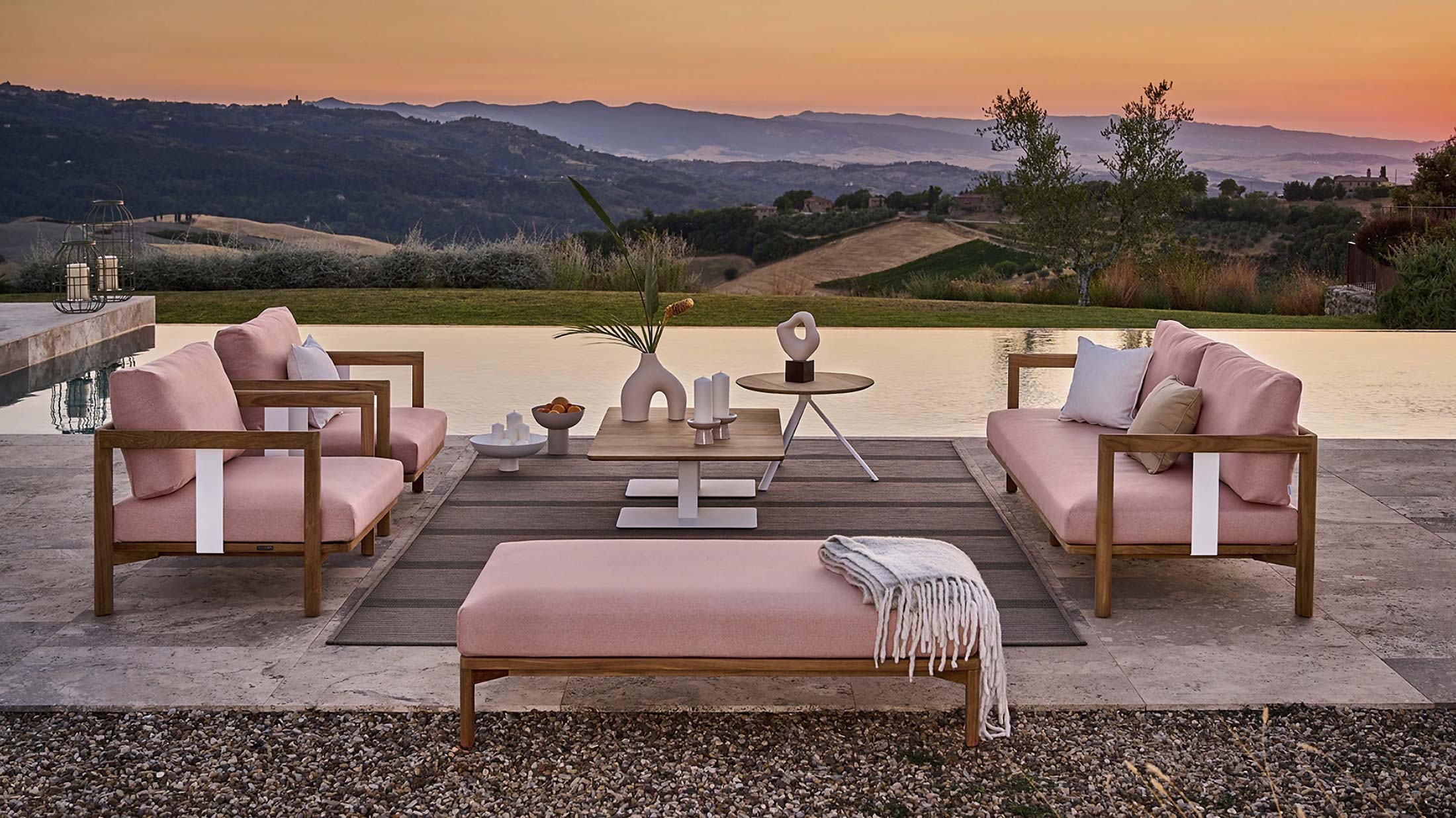 NEW HAMPTON outdoor sofa, Weishaeupl